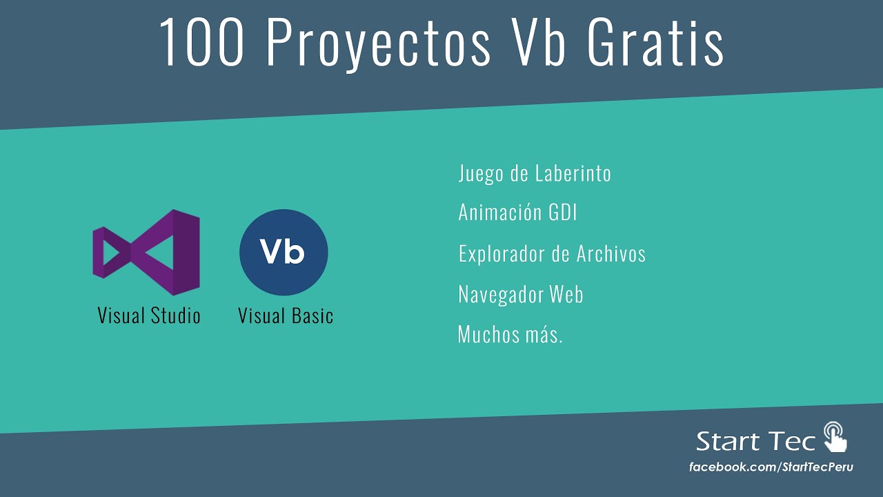 100 Proyectos en Visual Basic | Gratis Código Fuente
